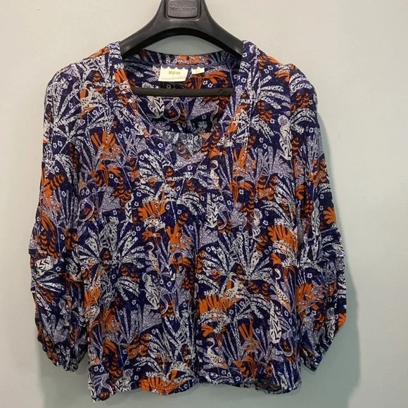 Anthropologie Cathy Pleated Blouse - Picture 12 of 16